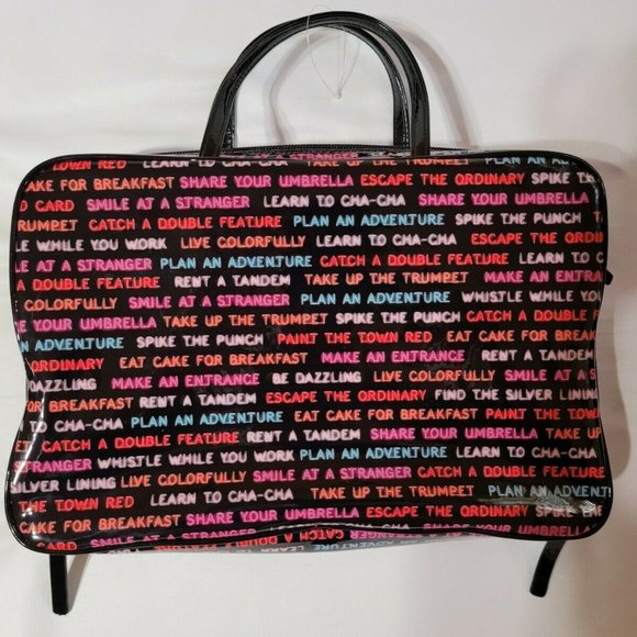 Kate Spade Travel Cosmetic Tioletries Makeup  Zip - Picture 9 of 11